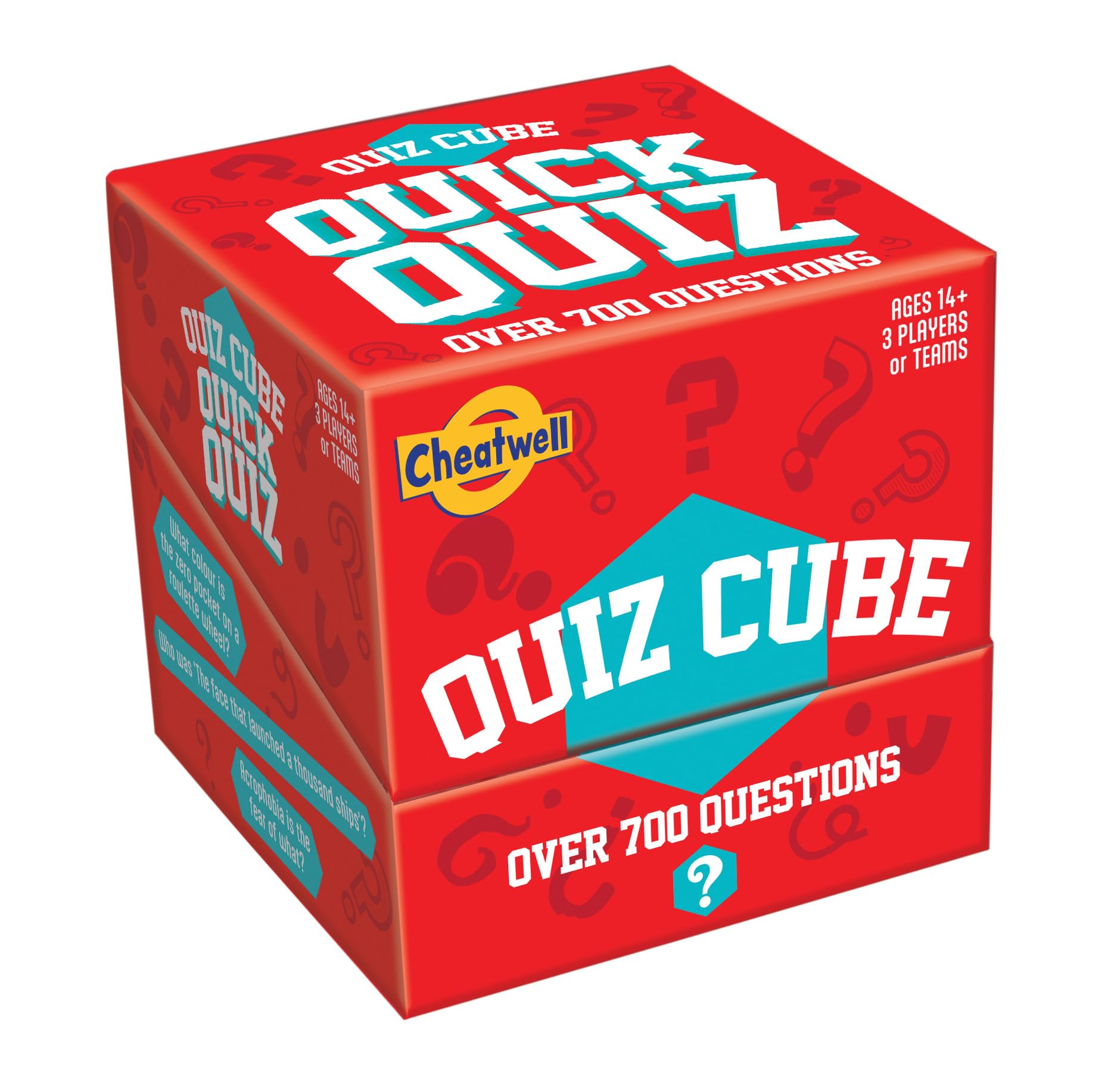 QUIZ(6枚セットBOX) Amazon.com: Cheatwell Games Quiz Cube Quick Quiz | Trivia Game